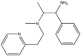 (1-amino-1-phenylpropan-2-yl)(methyl)[2-(pyridin-2-yl)ethyl]amine