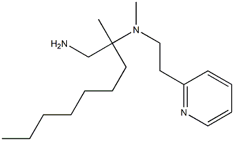 (1-amino-2-methylnonan-2-yl)(methyl)[2-(pyridin-2-yl)ethyl]amine|