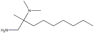 (1-amino-2-methylnonan-2-yl)dimethylamine Structure