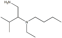 (1-amino-3-methylbutan-2-yl)(butyl)ethylamine 结构式