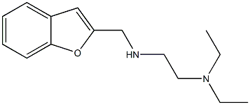 (1-benzofuran-2-ylmethyl)[2-(diethylamino)ethyl]amine,,结构式