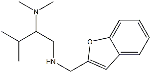 (1-benzofuran-2-ylmethyl)[2-(dimethylamino)-3-methylbutyl]amine Structure