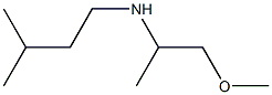 (1-methoxypropan-2-yl)(3-methylbutyl)amine Structure