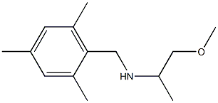 (1-methoxypropan-2-yl)[(2,4,6-trimethylphenyl)methyl]amine Structure