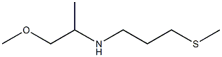 (1-methoxypropan-2-yl)[3-(methylsulfanyl)propyl]amine Struktur