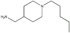 (1-pentylpiperidin-4-yl)methanamine 化学構造式
