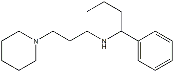 (1-phenylbutyl)[3-(piperidin-1-yl)propyl]amine 化学構造式