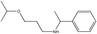 (1-phenylethyl)[3-(propan-2-yloxy)propyl]amine Structure
