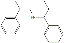 (1-phenylpropyl)(2-phenylpropyl)amine 结构式