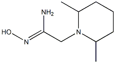 (1Z)-2-(2,6-dimethylpiperidin-1-yl)-N'-hydroxyethanimidamide|