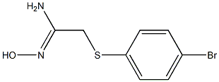 (1Z)-2-[(4-bromophenyl)thio]-N'-hydroxyethanimidamide|