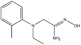 (1Z)-2-[ethyl(2-methylphenyl)amino]-N'-hydroxyethanimidamide|