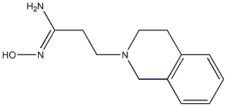 (1Z)-3-(3,4-dihydroisoquinolin-2(1H)-yl)-N'-hydroxypropanimidamide Structure