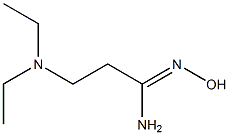 (1Z)-3-(diethylamino)-N'-hydroxypropanimidamide Structure