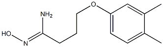 (1Z)-4-(3,4-dimethylphenoxy)-N'-hydroxybutanimidamide|