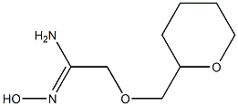 (1Z)-N'-hydroxy-2-(tetrahydro-2H-pyran-2-ylmethoxy)ethanimidamide Struktur