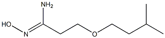 (1Z)-N'-hydroxy-3-(3-methylbutoxy)propanimidamide