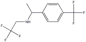 (2,2,2-trifluoroethyl)({1-[4-(trifluoromethyl)phenyl]ethyl})amine Structure