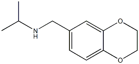 (2,3-dihydro-1,4-benzodioxin-6-ylmethyl)(propan-2-yl)amine 化学構造式