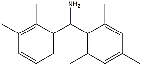 (2,3-dimethylphenyl)(2,4,6-trimethylphenyl)methanamine Struktur