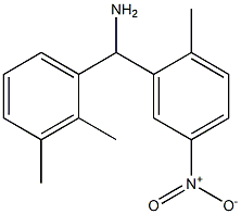 (2,3-dimethylphenyl)(2-methyl-5-nitrophenyl)methanamine 化学構造式