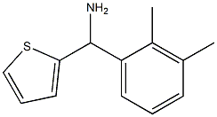 (2,3-dimethylphenyl)(thiophen-2-yl)methanamine,,结构式