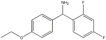 (2,4-difluorophenyl)(4-ethoxyphenyl)methanamine Structure