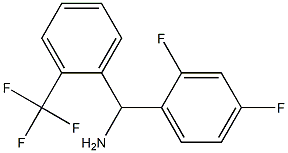 (2,4-difluorophenyl)[2-(trifluoromethyl)phenyl]methanamine