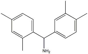 (2,4-dimethylphenyl)(3,4-dimethylphenyl)methanamine|