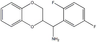 (2,5-difluorophenyl)(2,3-dihydro-1,4-benzodioxin-2-yl)methanamine 结构式