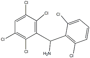 (2,6-dichlorophenyl)(2,3,5,6-tetrachlorophenyl)methanamine Structure