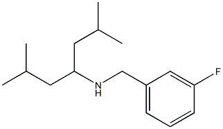 (2,6-dimethylheptan-4-yl)[(3-fluorophenyl)methyl]amine Structure