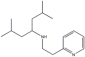 (2,6-dimethylheptan-4-yl)[2-(pyridin-2-yl)ethyl]amine 化学構造式