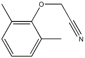 (2,6-dimethylphenoxy)acetonitrile 结构式
