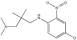 (2-{[(4-chloro-2-nitrophenyl)amino]methyl}-2-methylpropyl)dimethylamine Structure