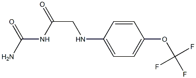  (2-{[4-(trifluoromethoxy)phenyl]amino}acetyl)urea