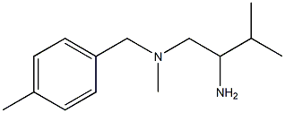 (2-amino-3-methylbutyl)(methyl)[(4-methylphenyl)methyl]amine Structure