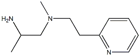 (2-aminopropyl)(methyl)[2-(pyridin-2-yl)ethyl]amine,,结构式