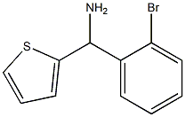 (2-bromophenyl)(thiophen-2-yl)methanamine,,结构式