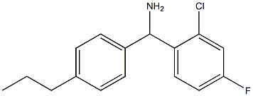 (2-chloro-4-fluorophenyl)(4-propylphenyl)methanamine|