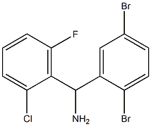 (2-chloro-6-fluorophenyl)(2,5-dibromophenyl)methanamine