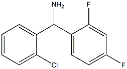 (2-chlorophenyl)(2,4-difluorophenyl)methanamine Structure