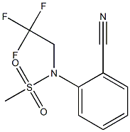 (2-cyanophenyl)-N-(2,2,2-trifluoroethyl)methanesulfonamide Structure