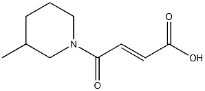 (2E)-4-(3-methylpiperidin-1-yl)-4-oxobut-2-enoic acid 结构式