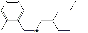 (2-ethylhexyl)[(2-methylphenyl)methyl]amine,,结构式