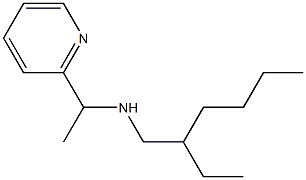 (2-ethylhexyl)[1-(pyridin-2-yl)ethyl]amine 结构式