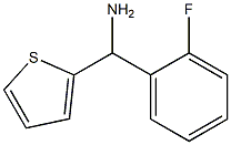 (2-fluorophenyl)(thiophen-2-yl)methanamine,,结构式