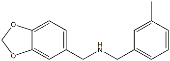 (2H-1,3-benzodioxol-5-ylmethyl)[(3-methylphenyl)methyl]amine