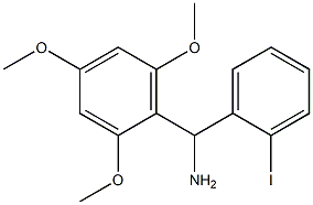 (2-iodophenyl)(2,4,6-trimethoxyphenyl)methanamine,,结构式