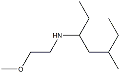 (2-methoxyethyl)(5-methylheptan-3-yl)amine 化学構造式